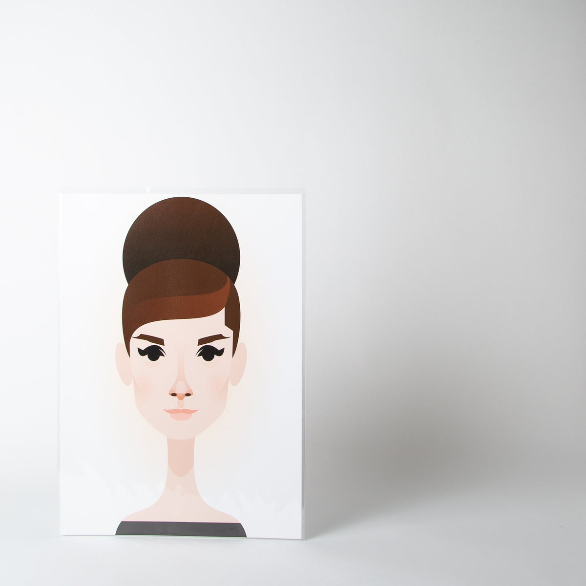 Audrey Hepburn portraiture Art by Stanley Chow Prints at Secret Location
