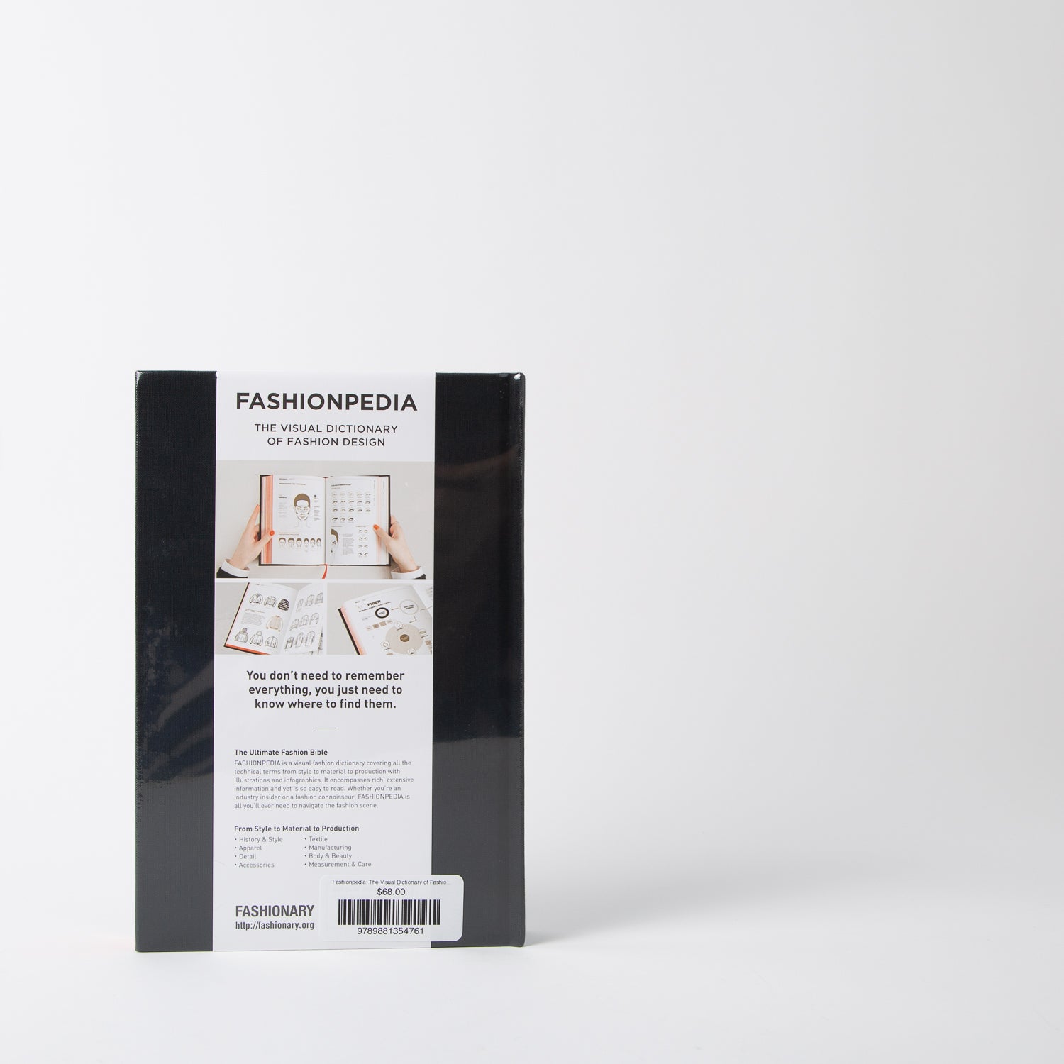 visual dictionary of fashion design book by Fashionary at Secret Location Concept Store