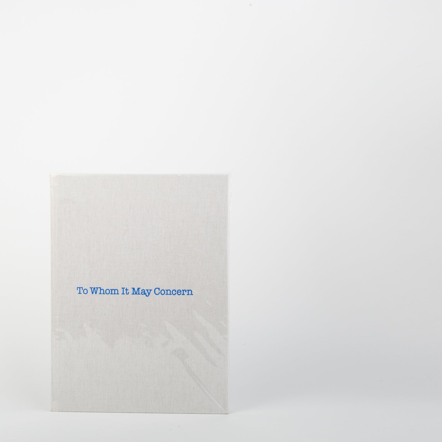 to whom it may concern hardcover