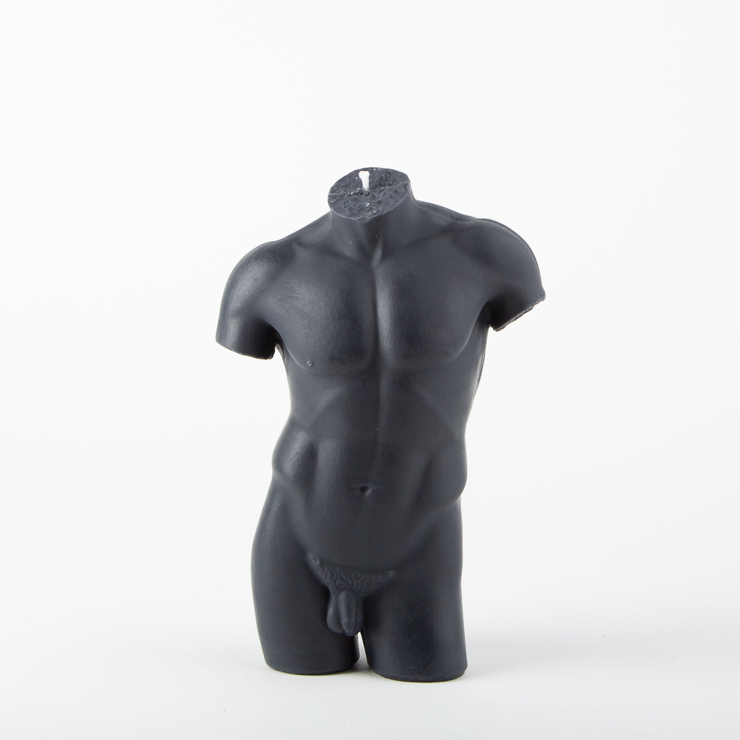 noir male candle body form by Hannah Candles at Secret Location Concept Store
