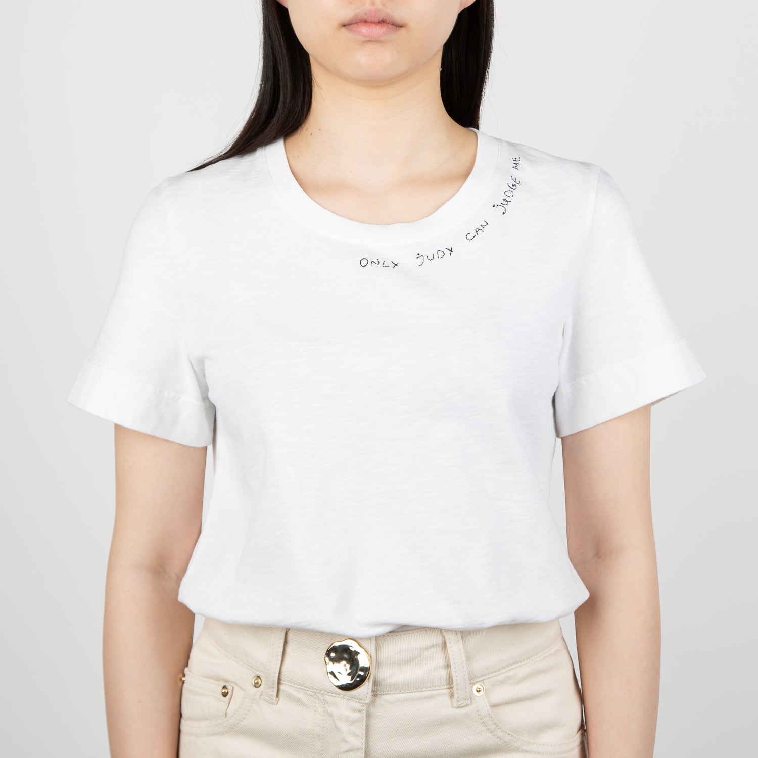 White cotton t-shirt basics line from Secret Location
