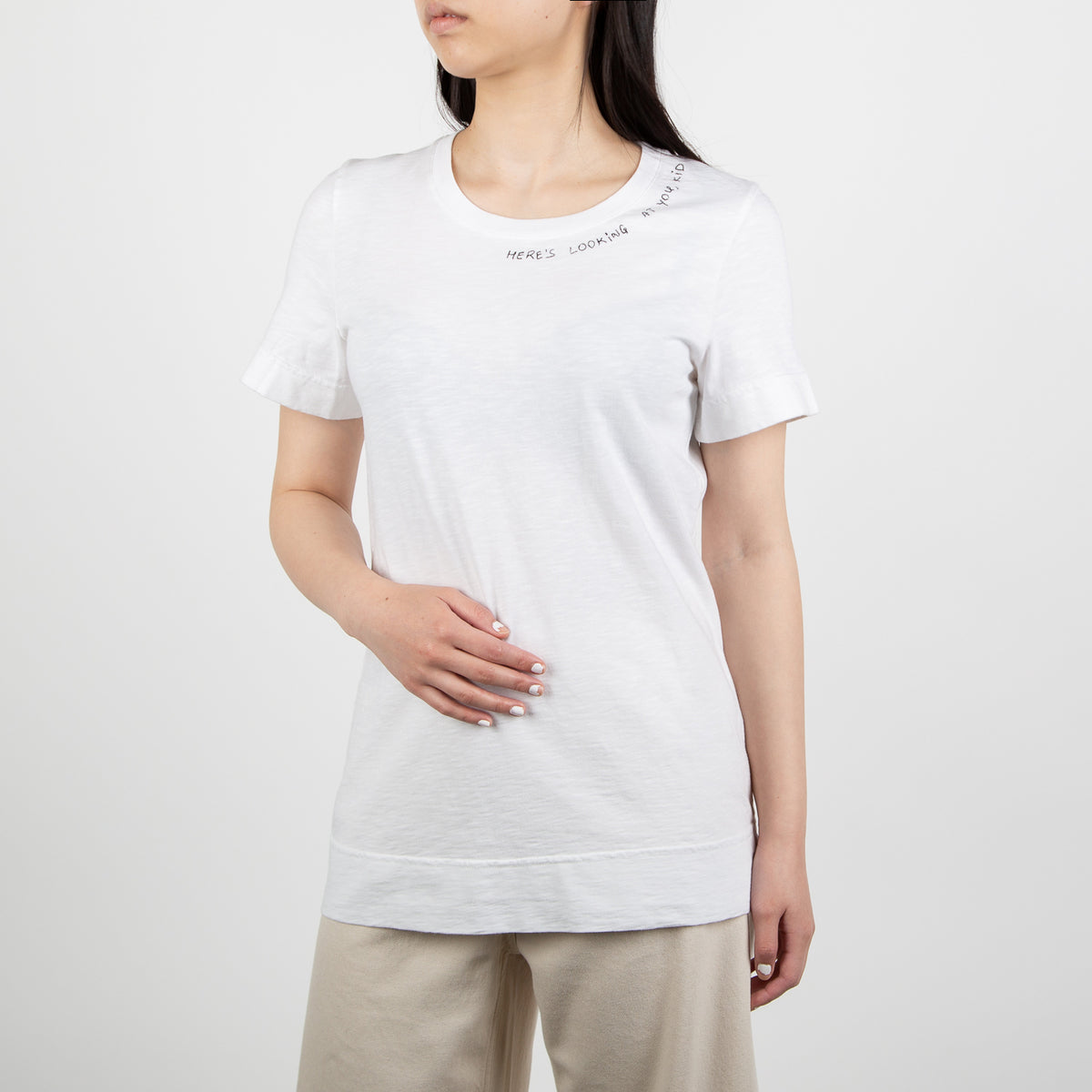 "Here's Looking At You Kid" T-shirt, white - Secret Location