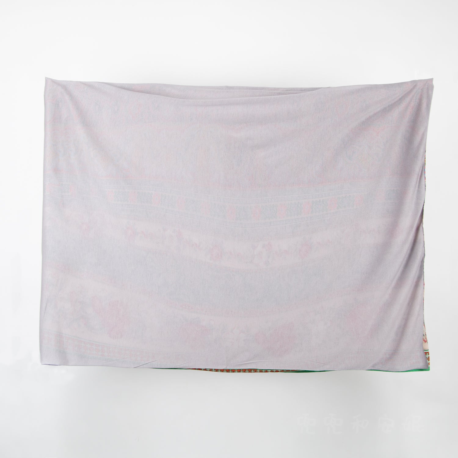 pierre louis mascia multi-colored floral and paisley silk scarf