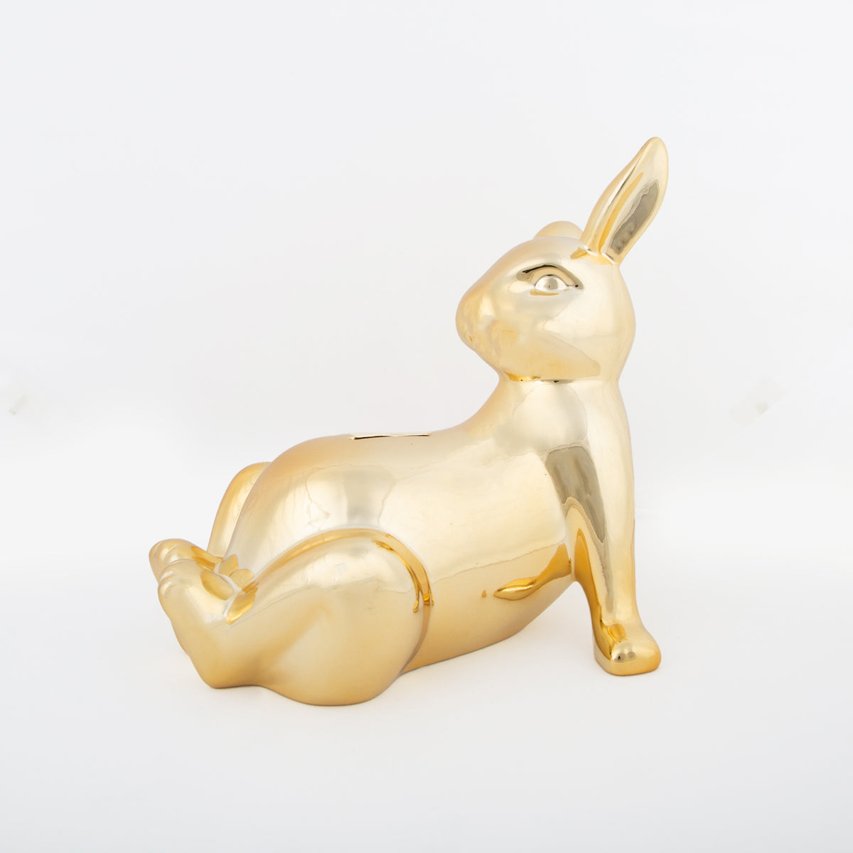 pols potten gold money box bunny rabbit