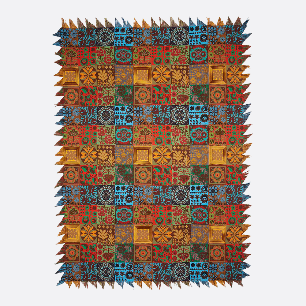 Multicolour Patchwork Throw blanket