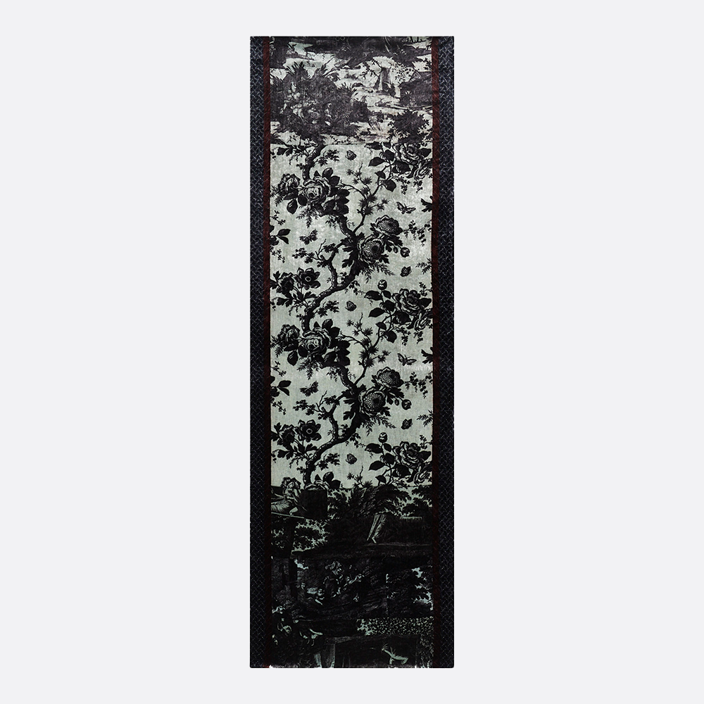 Velvet Floral Scarf