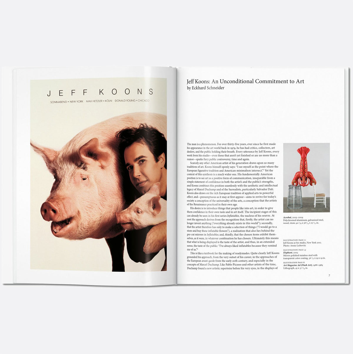 koons taschen literature art book