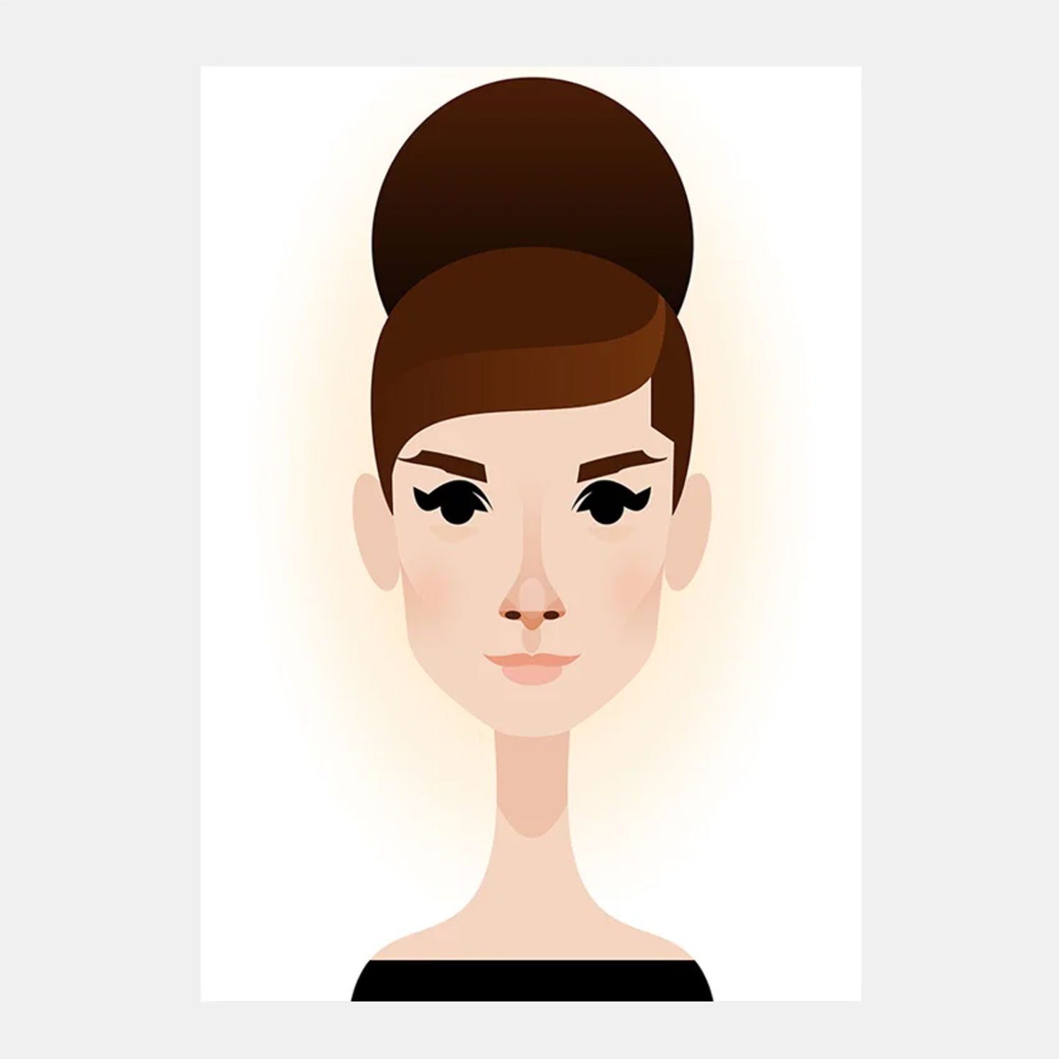 Audrey Hepburn portraiture Art by Stanley Chow Prints at Secret Location