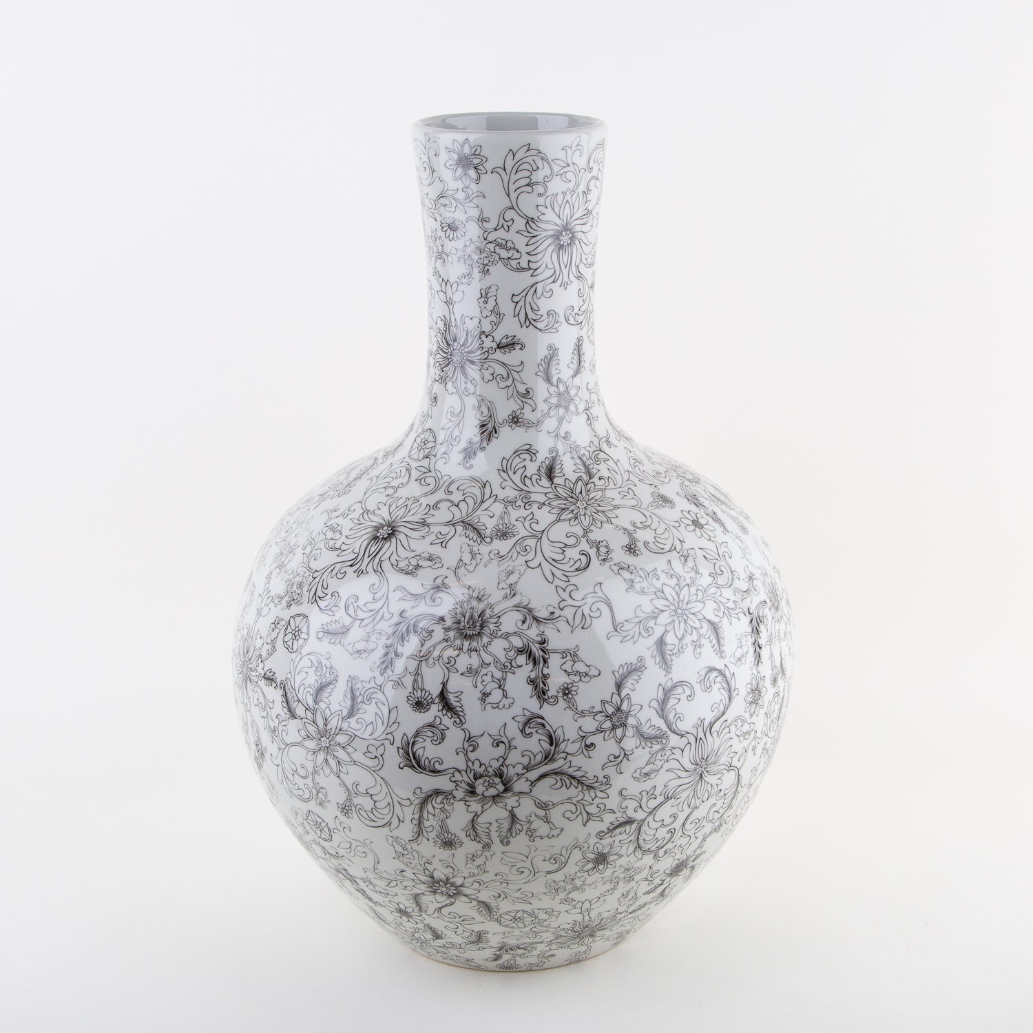 decorative vase in hand sketch black and white by Pols Potten at Secret Location